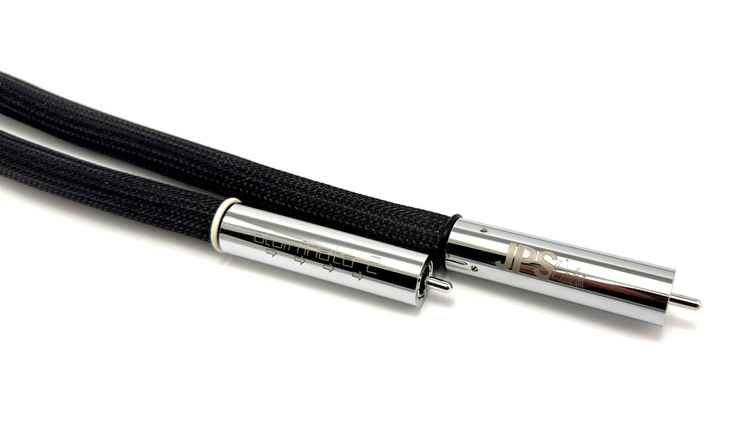 JPS Labs อลูมินาต้า 2 RCA คู่สายเคเบิลเชื่อมต่อ